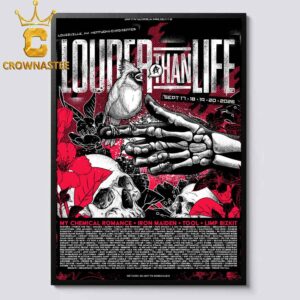 Louder Than Life 2026 Bird In Hand Lineup Home Decor Poster Canvas