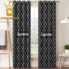 Louis Vuitton Supreme Luxury Monogram Red Home Decor Window Curtain Louis Vuitton Supreme Luxury Monogram Red Home Decor Window Curtain