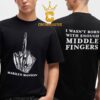 Marilyn Manson 2026 Tour Middle Finger Two Sided T-Shirt