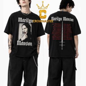Marilyn Manson Freak On Parade 2026 Tour Two Sided T-Shirt