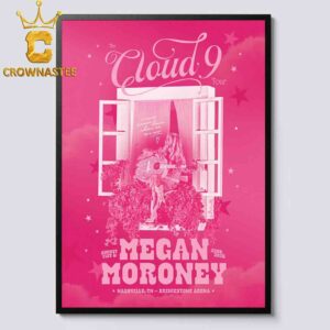 Megan Moroney Bridgestone Arena 2026 Tour Nashville TN August 21st Home Decor Poster Canvas
