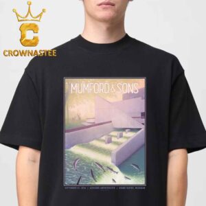 Mumford And Sons Acrisure Amphitheater 2026 Tour Grand Rapids MI September 22nd Unisex T Shirt