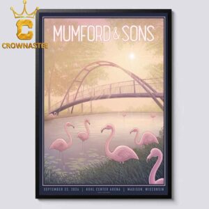 Mumford And Sons Kohl Center Arena 2026 Tour Madison WI September 23rd Home Decor Poster Canvas