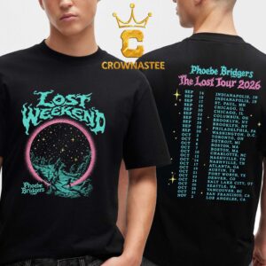 Phoebe Bridgers 2026 Lost Tour Dates Two Sided Unisex T-Shirt
