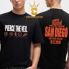 Pierce The Veil x San Diego Padres Petco Park 2026 Tour Limited Two Sided T-Shirt