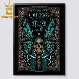 Queens Of The Stone Age Ippodromo Snai La Maura 2026 Tour Milan Italy July 6th Home Decor Poster Canvas