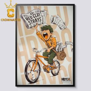 Red Clay Strays Frost Bank Center 2026 Tour San Antonio Texas September 20th Home Decor Poster Canvas