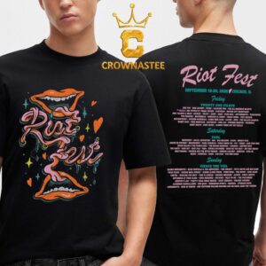 Riot Fest 2026 Chicago IL Lineup Tongue Tied Two Sided T-Shirt