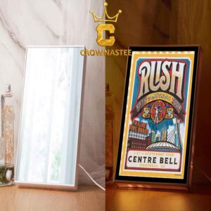 Rush Centre Bell 2026 Tour Montreal QC September 2nd 4th Poster Mirror Night Light Decor