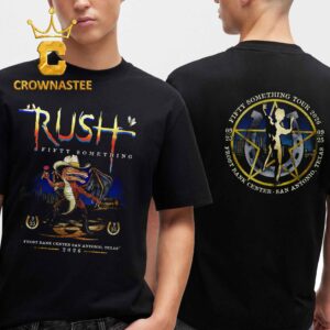 Rush Frost Bank Center 2026 Tour San Antonio Texas September 23rd 25th Two Sided T-Shirt
