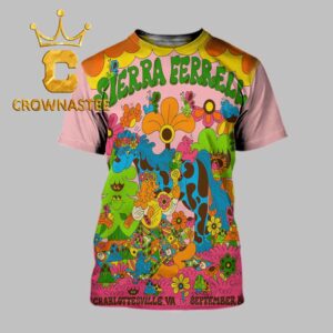 Sierra Ferrell Ting Pavilion 2026 Tour Charlottesville VA September 8th All Over Print T-Shirt