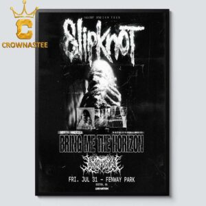 Slipknot North America Bring me the Horizon Fri Jul 31 Fenway Park Home Decor Poster Canvas
