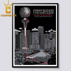 Sturgill Simpson aka Johnny Blue Skies Climate Pledge Arena 2026 Tour Seattle WA September 18th Home Decor Poster Canvas