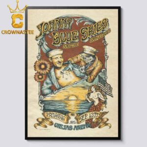 Sturgill Simpson aka Johnny Blue Skies Viejas Arena 2026 Tour San Diego California September 13th Home Decor Poster Canvas