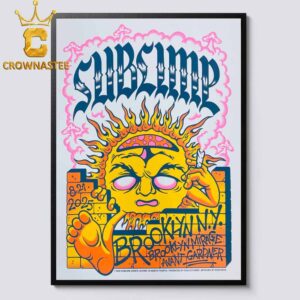 Sublime The Great Hall at Avant Gardner 2025 Tour Brooklyn NY August 21st Home Decor Poster Canvas