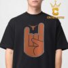 Texas Longhorns Vault Two Hit Arch Two Sided T-Shirt Texas Longhorns Vault Two Hit Arch Two Sided T-Shirt