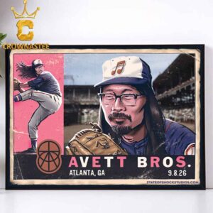 The Avett Brothers Truist Park 2026 Tour Atlanta GA September 8th Home Decor Poster Canvas