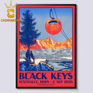 The Black Keys Festhalle Bern 2026 Tour September 7th Home Decor Poster Canvas