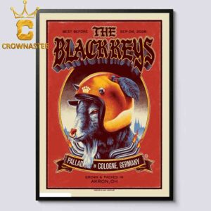 The Black Keys Mershon Auditorium 2026 Tour Akron OH September 6th Home Decor Poster Canvas