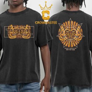 Tool Band Riot Fest 2026 Chicago IL Two Sided T-Shirt