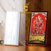 USA Team FIBA World Cup Champions 2026 Poster Mirror Night Light