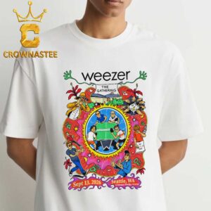 Weezer Climate Pledge Arena 2026 Tour Seattle WA September 13th Unisex T-Shirt