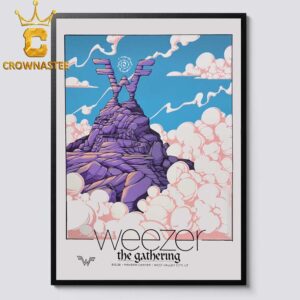 Weezer Maverik Center 2026 Tour West Valley City UT September 15th Home Decor Poster Canvas