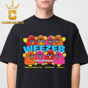 Weezer United Center 2026 Tour Chicago IL September 22nd Unisex T-Shirt