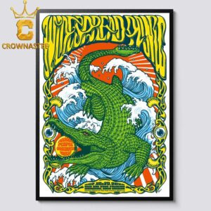 Widespread Panic Live Oak Bank Pavilion 2026 Tour Wilmington North Carolina September 18th 19th Home Decor Poster Canvas