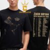 Zach Bryan 2026 Tour Dates With Heaven On Top Natural Tour Two Sided T-Shirt