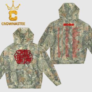 Zach Bryan With Heaven On Top 2026 Tour Dates Camo Real Tree All Over Print Hoodie