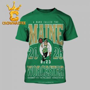 A Band Called The Maine 2026 Worcester November 14th The Palladium All Over Print T-Shirt