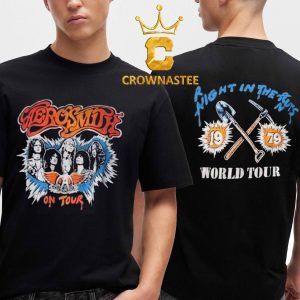 Aerosmith Hollywood Bowl 2026 Los Angeles CA 1976 World Tour Two Sided T-Shirt