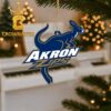 Akron Zips Logo Christmas Tree Decor Ornament Akron Zips Logo Christmas Tree Decor Ornament