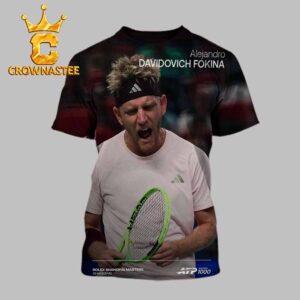 Alejandro Davidovich Fokina Champion 2026 Rolex Shanghai Master ATP All Over Print T-Shirt