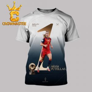 Alexia Putellas Ballon d’Or Winner 2026 All Over Print T Shirt