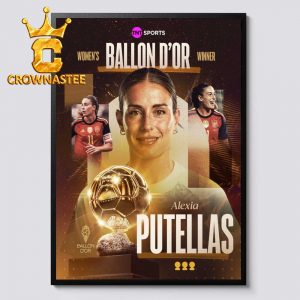Alexia Putellas Women’s Ballon d’Or Winner 2026 Home Decor Poster Canvas