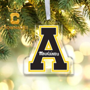 Appalachian State Mountaineers Logo Christmas Ornament