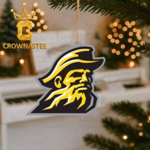 Appalachian State Mountaineers Logo Christmas Tree Decor Ornament