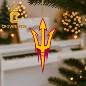 Arizona State Sun Devils Logo Christmas Tree Decor Ornament