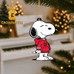 Arkansas State Red Wolves Adorable Snoopy Christmas Tree Decor Ornament