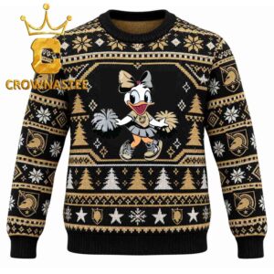 Army Black Knights Daisy Duck Christmas Ugly Sweater