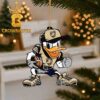 Army Black Knights Gnome Sport Christmas Ornament