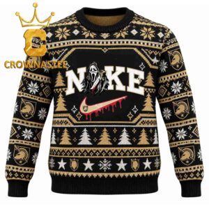 Army Black Knights Ghostface Nike Christmas Ugly Sweater
