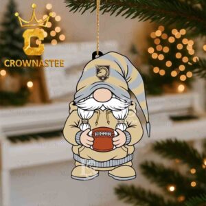 Army Black Knights Gnome Sport Christmas Ornament