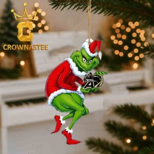Army Black Knights Logo Grinch Stolen Old Logo Christmas Tree Decor Ornament