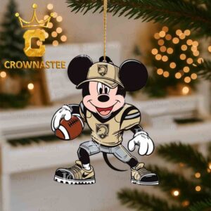 Army Black Knights Mickey Mouse Christmas Tree Decor Ornament