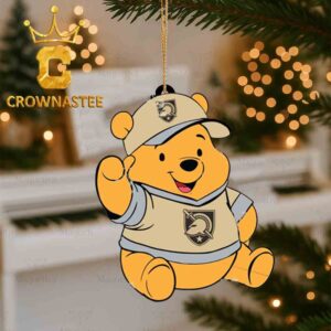 Army Black Knights Pooh Bear Christmas Tree Decor Ornament