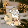 Army Black Knights Santa Claus Christmas Christmas Tree Decor Ornament