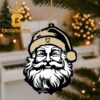 Army Black Knights Santa Claus Christmas Tree Decor Ornament Army Black Knights Santa Claus Christmas Tree Decor Ornament